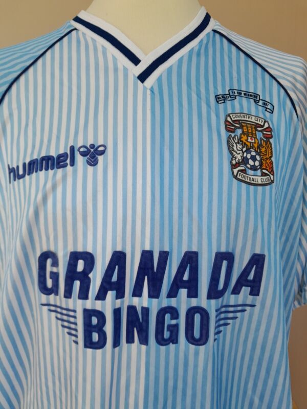 Rare Original Hummel Coventry City Shirt 1987 Mens Xl Soccer Jersey  for sale on Ebay