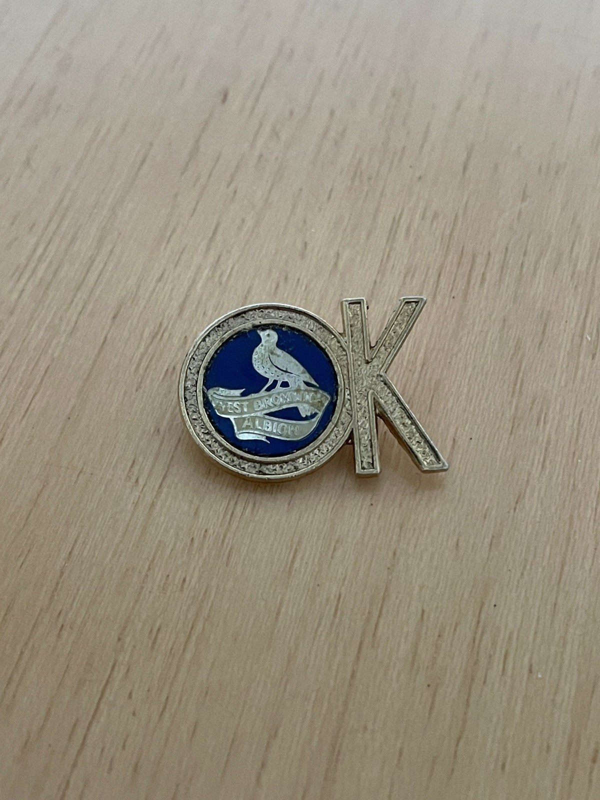 Vintage West Bromwich Albion OK Badge  for sale on Ebay