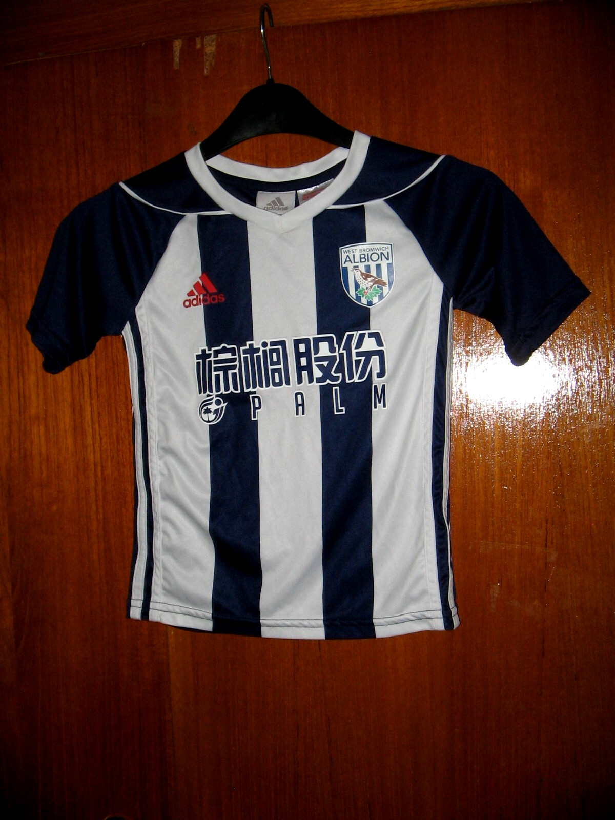 West Bromwich Albion Football Shirt adidas 2017 Home Shirt size age 5 - 6 years for sale on Ebay
