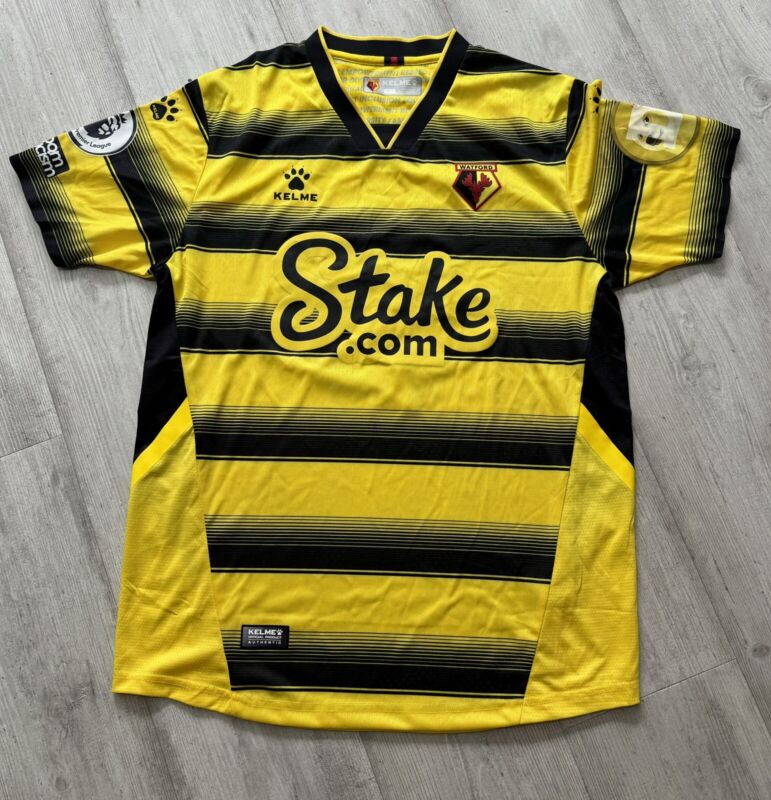 Watford  - Moussa Sissoko 19 Match Worn Football Shirt 2021/2022 Season  for sale on Ebay