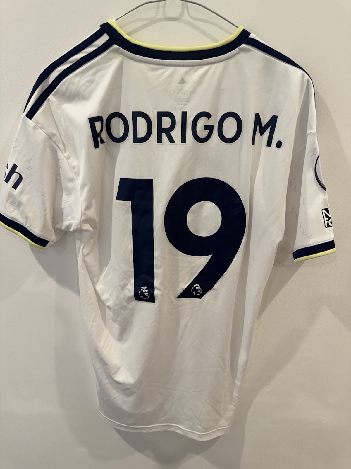 Rodrigo Match Worn Shirt Leeds United for sale on Ebay