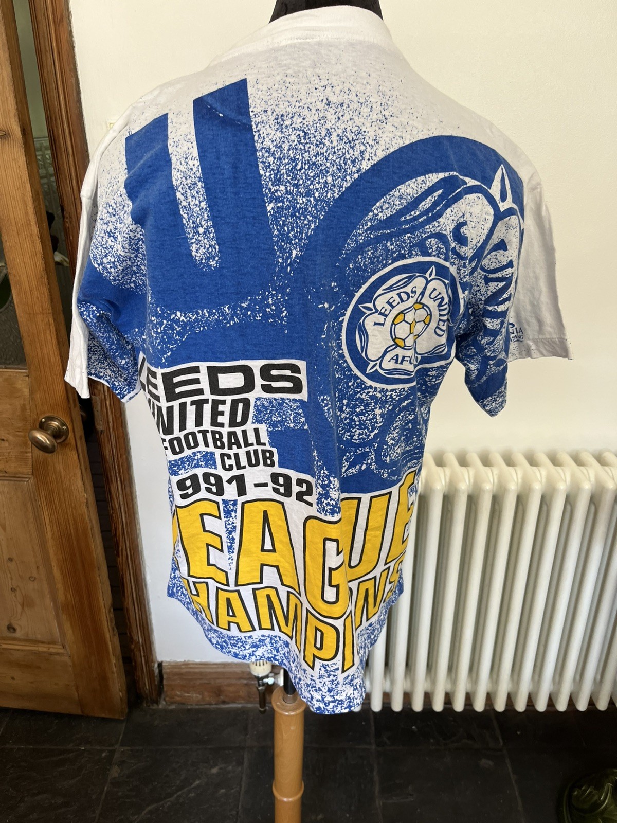 Vintage Leeds United League Champions 1991/2 Shirt Size XL for sale on Ebay