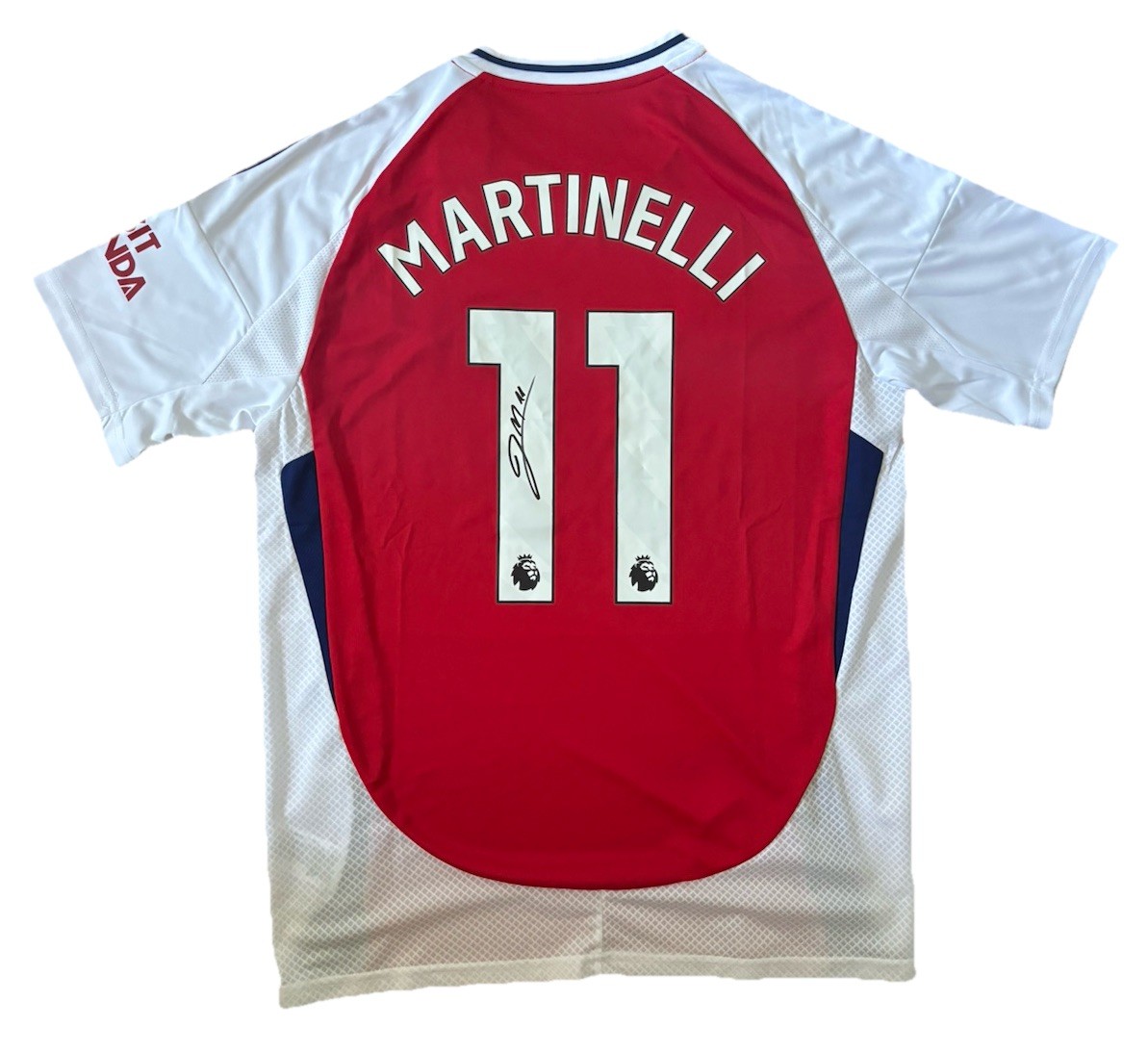 GABRIEL MARTINELLI Signed Arsenal 2024-25 Home Shirt Premier League Proof/COA for sale on Ebay