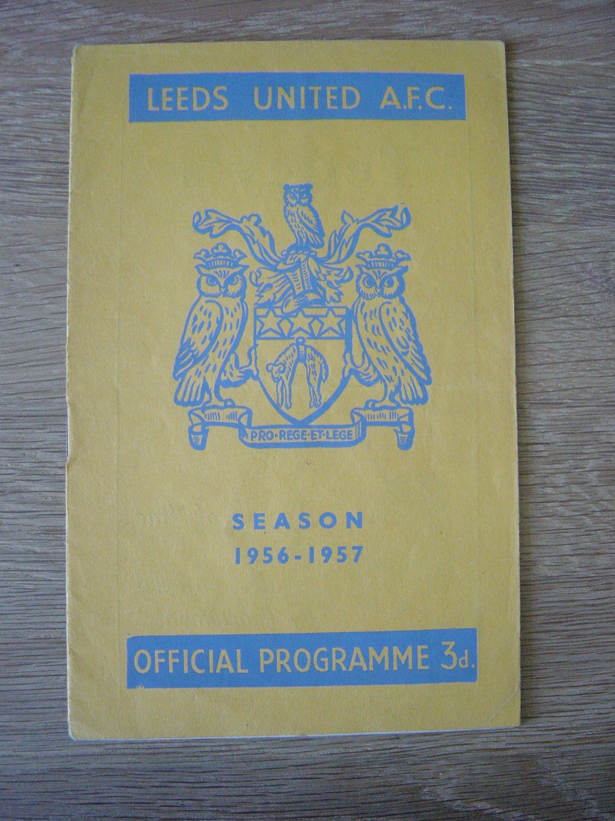 1956/57 LEEDS UNITED v WEST BROMWICH ALBION for sale on Ebay