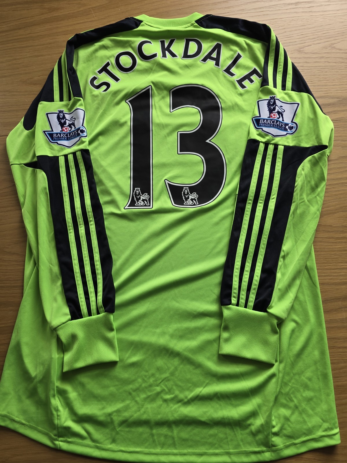 Fulham FC Stockdale Match Worn Goalkeeper Shirt Size: XL for sale on Ebay