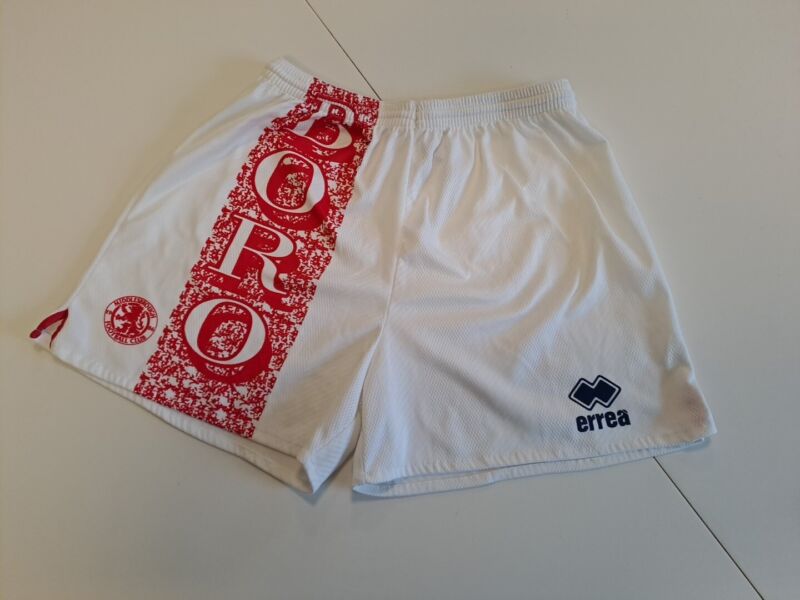 Vintage Middlesbrough FC Football Shorts Medium 95/96 Errea EXCELLENT  for sale on Ebay