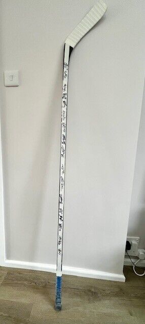Leeds Knights 2023/24 Signed Team Hockey Stick – Used for sale on Ebay