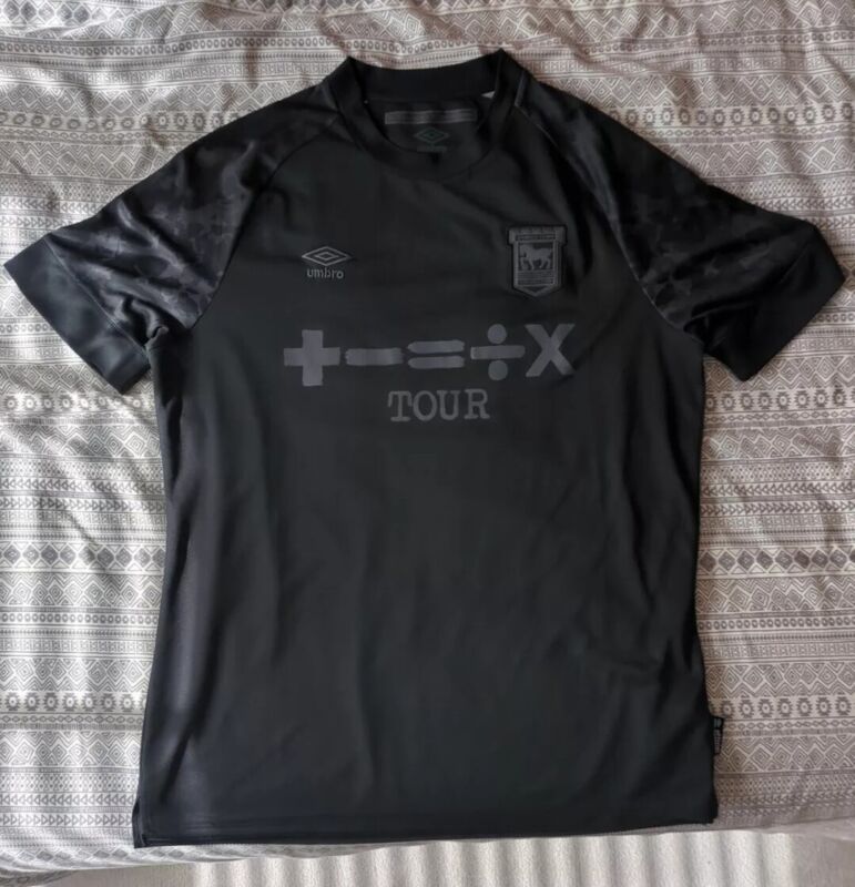 Original Umbro Ipswich Town 2022/23 Blackout Third Football Shirt XL for sale on Ebay