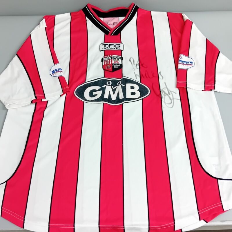 Brentford United Ijah Anderson Signed Football Shirt Size Large 2002 Season -CP for sale on Ebay