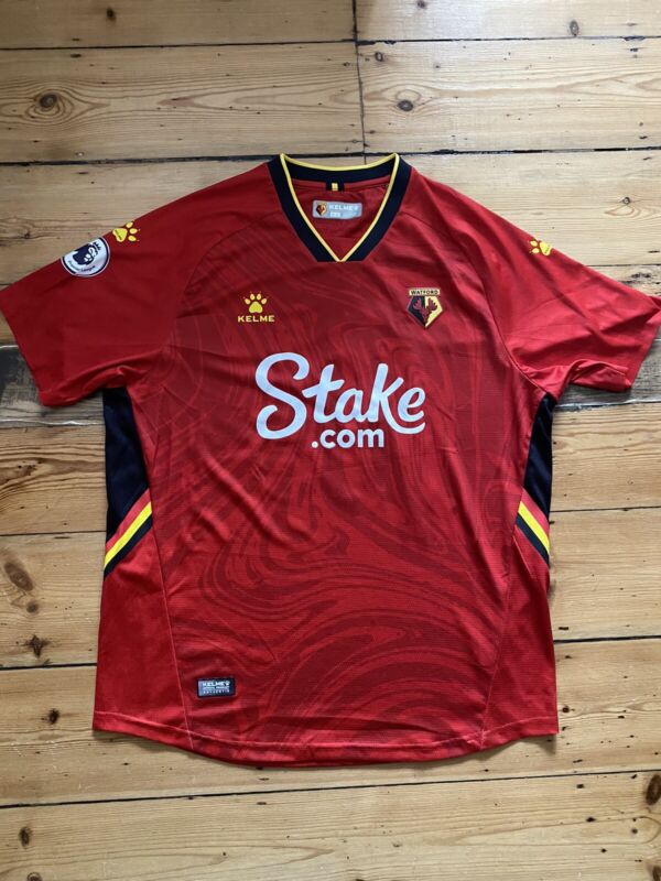 Watford Football Club - Mens Burrda Vintage 2021/22 Away Shirt - Dennis #25 - XL for sale on Ebay