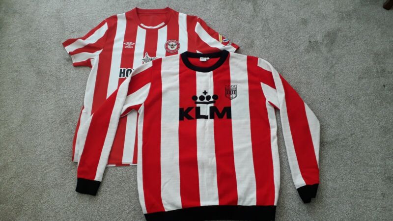 Brentford Football Club 2021-2023 Mens Shirt XXL and Retro Jumper XXL for sale on Ebay