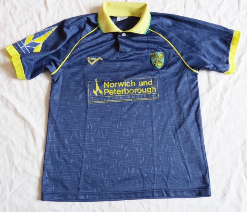 NORWICH CITY Ribero Away Shirt 1993/94 (M) for sale on Ebay