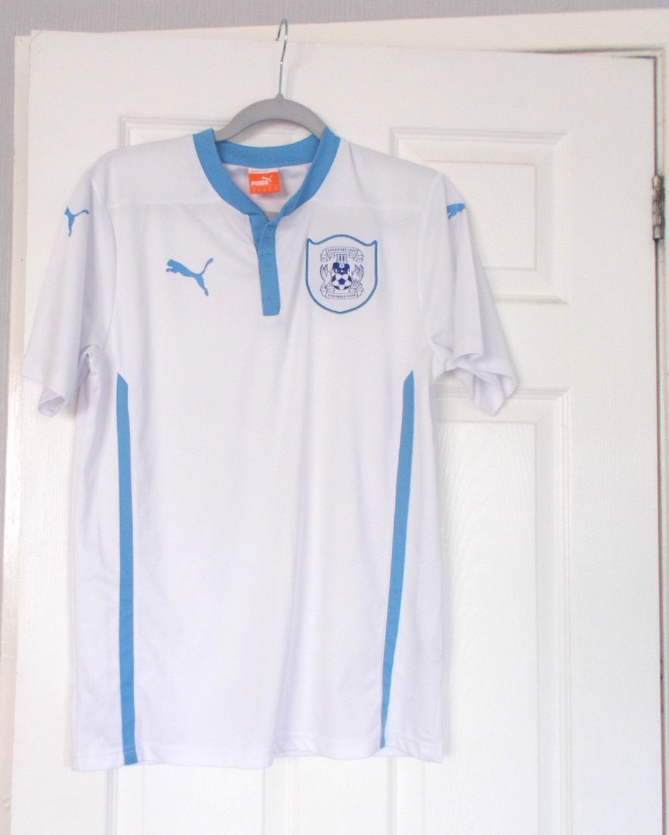 Coventry City Puma White  Football Shirt Size Medium for sale on Ebay
