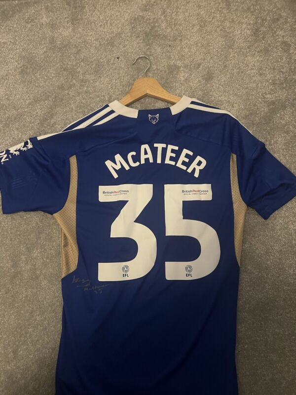 Kasey Mcateer Signed Leicester City Home 23/24 Shirt for sale on Ebay