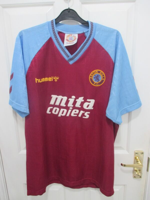 Rare Original Aston Villa 1989/1990 Home Football Shirt Mens Extra Large for sale on Ebay