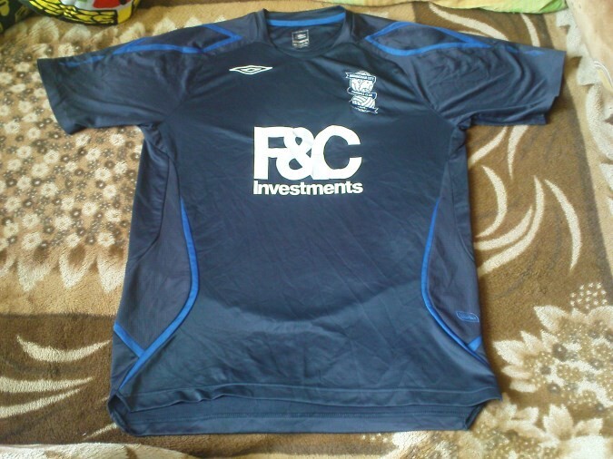 RARE FOOTBALL SHIRT - BIRMINGHAM CITY FC TRAINING 2007 - 2008 SIZE L for sale on Ebay