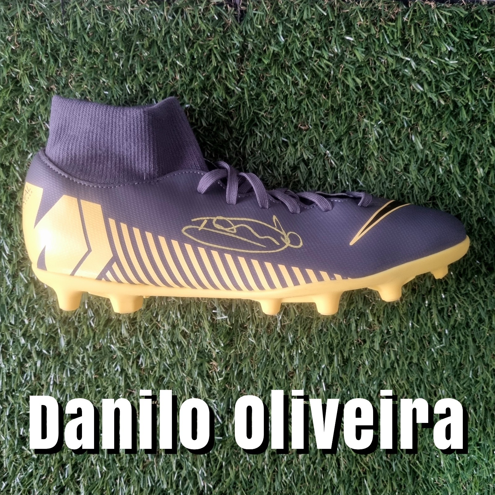 Danilo Signed Football Boot & COA Nottingham Forest Brazil NFFC  for sale on Ebay