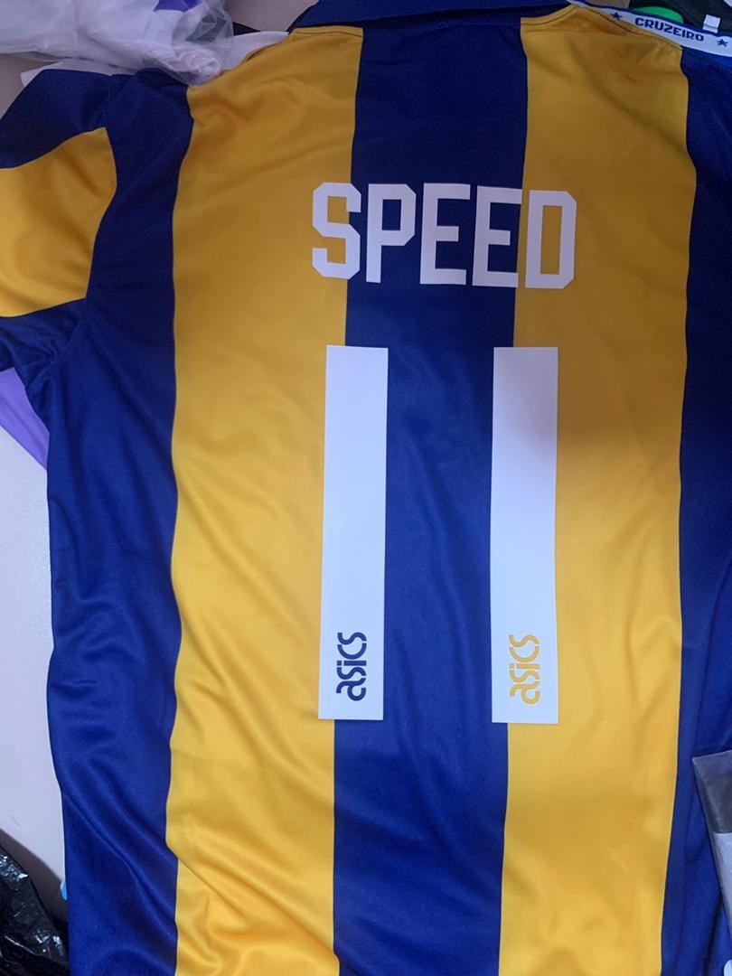 Asics Leeds United 93/94/95/96 Away Shirt  ( L ) #11 SPEED ( Original Print )  for sale on Ebay