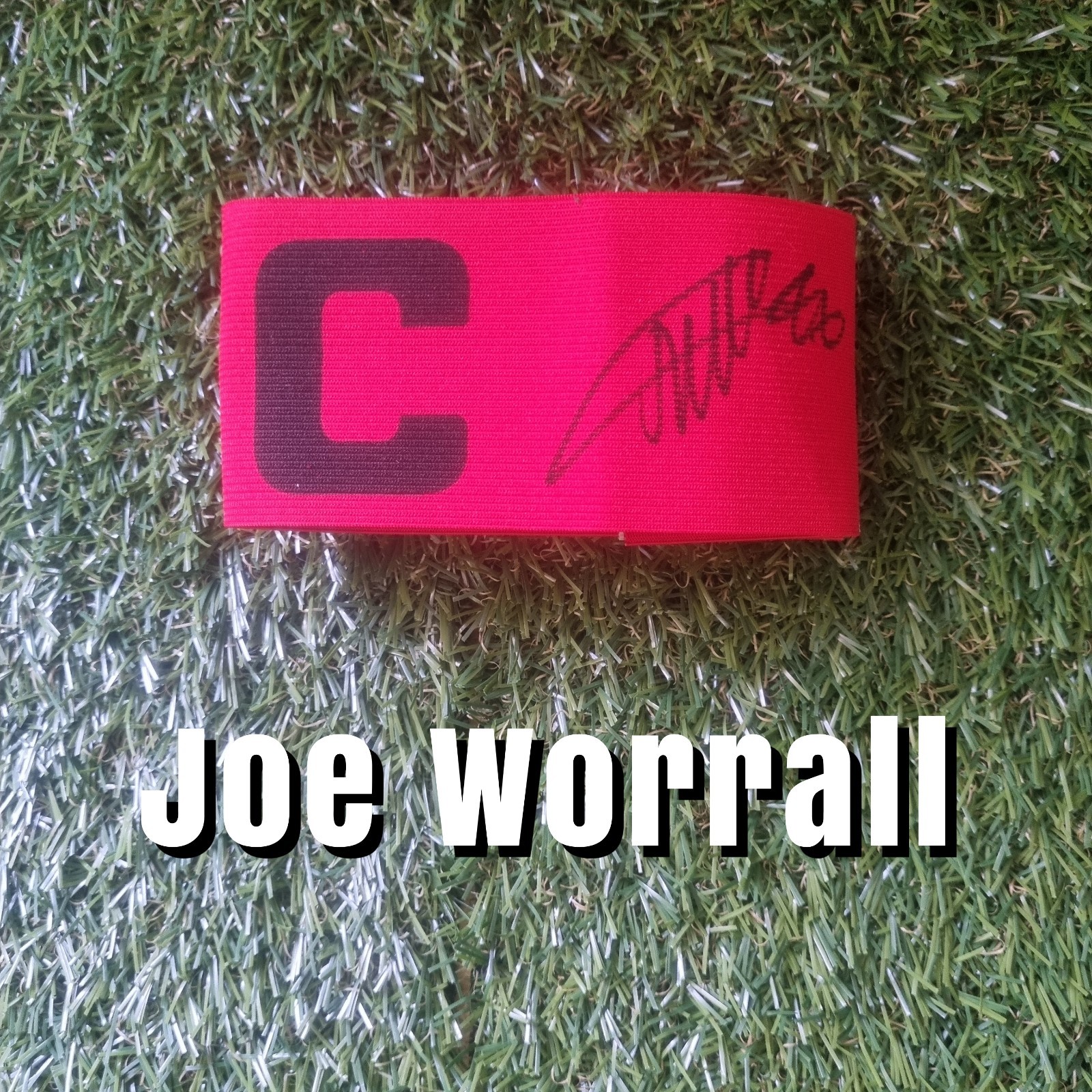 Joe Worrall Hand Signed Captains Armband - Nottingham Forest/Burnley Autograph for sale on Ebay