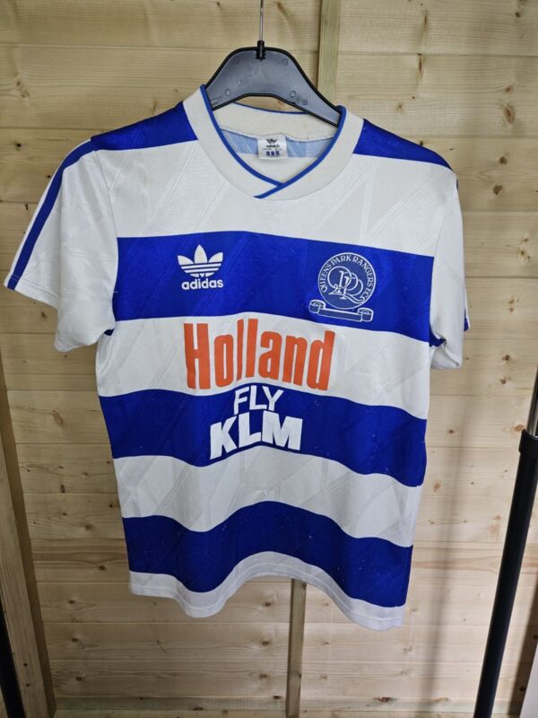 Rare Original Queens Park Rangers QPR 1987/1989 Home Shirt MEDIUM ADIDAS for sale on Ebay