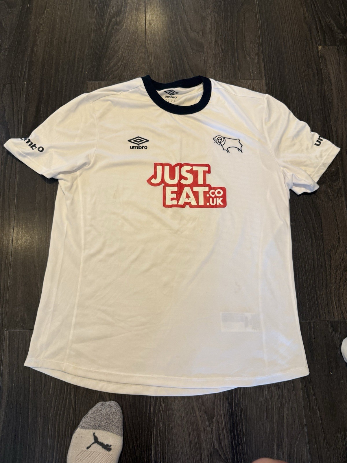 Derby County Fc Home Shirt for sale on Ebay