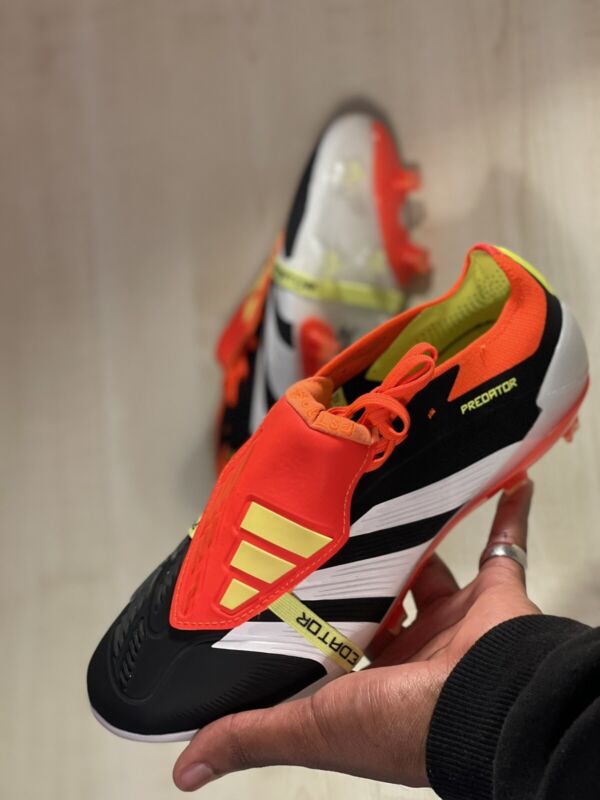 ADIDAS PREDATOR ELITE FT TONGUE FG 24 FOOTBALL BOOTS BLACK UK8 US8.5 for sale on Ebay