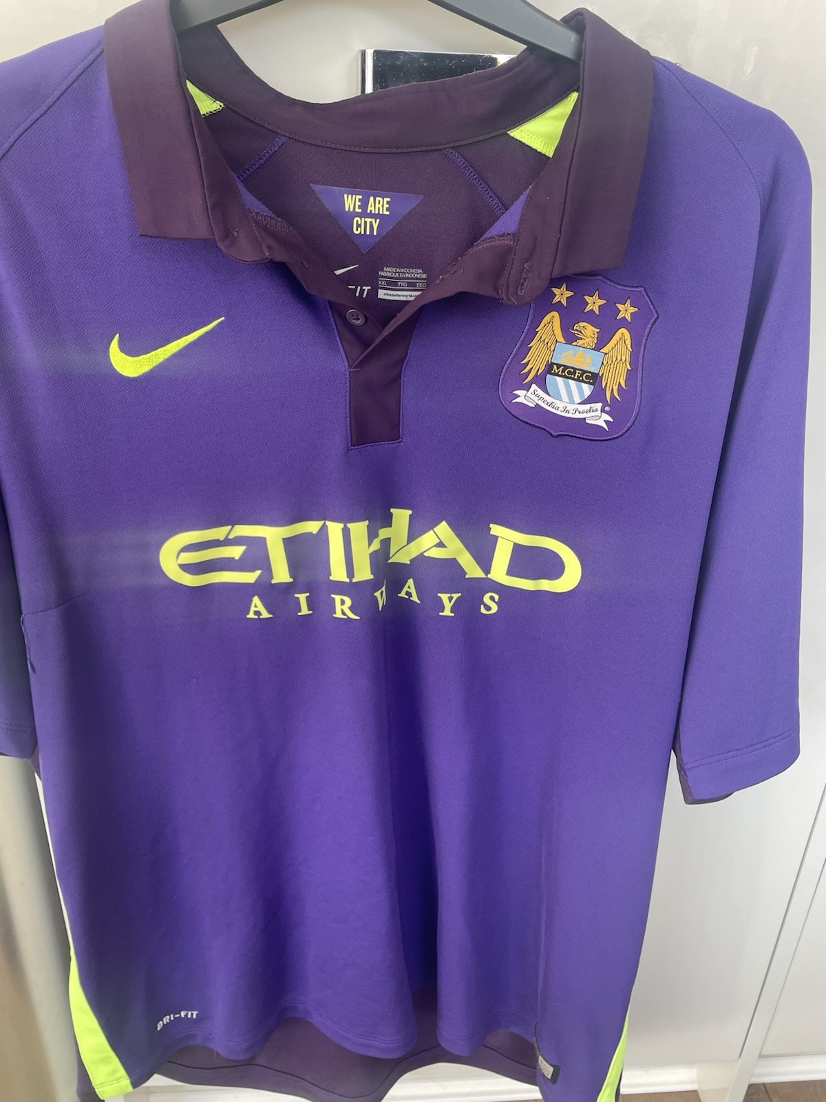 Manchester City Nike 2014-15 Third Shirt  Nike XXL #25 Fernandinho for sale on Ebay