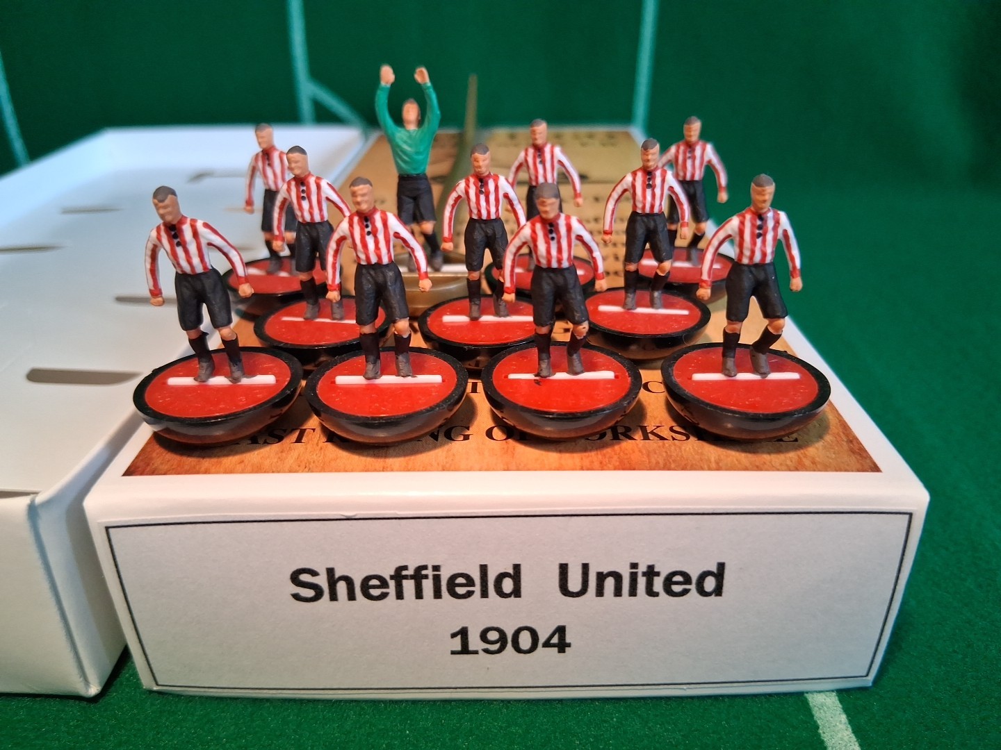Subbuteo/Santiago Vintage Team.  Sheffield United 1904. for sale on Ebay