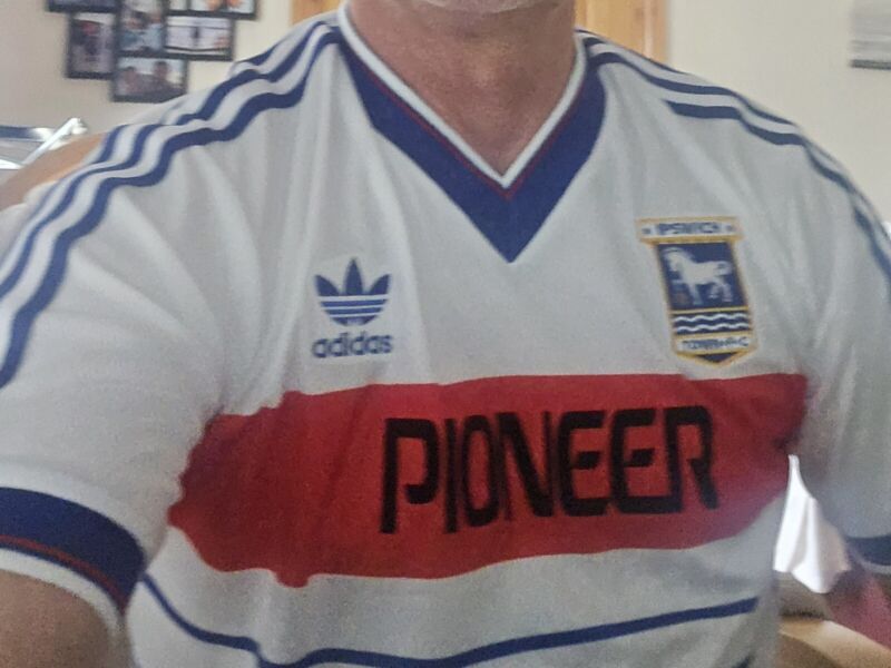 ipswich football town football shirt large for sale on Ebay