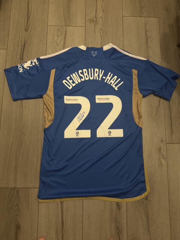 Kiernan Dewsbury-Hall Signed Leicester City Football Shirt  for sale on Ebay