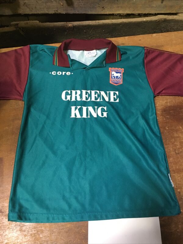 Ipswich Town Greene King Core Football Shirt M Size 1995/ 1996 Away Kit Portman for sale on Ebay
