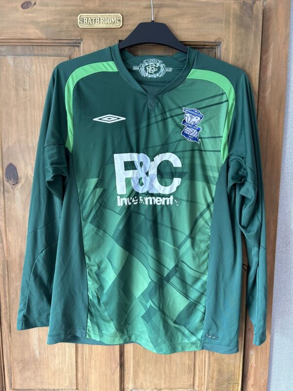 Birmingham City FC 2009/10 Vintage Goalkeeper Football Shirt Umbro Adult Large for sale on Ebay
