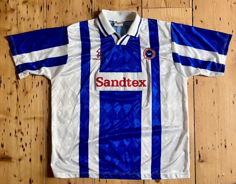 Brighton and Hove Albion 1997/98 Home Shirt Size XL (VERY RARE) for sale on Ebay