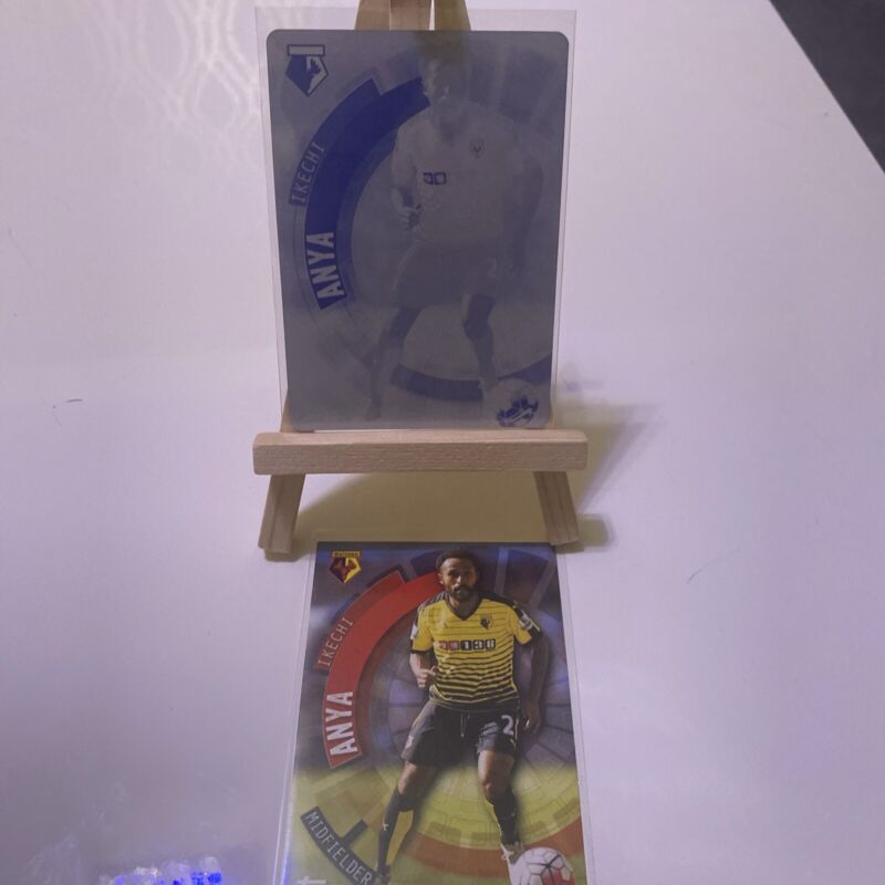 Topps 1/1 Printing Plate Card. Ikechi Anya. Watford for sale on Ebay
