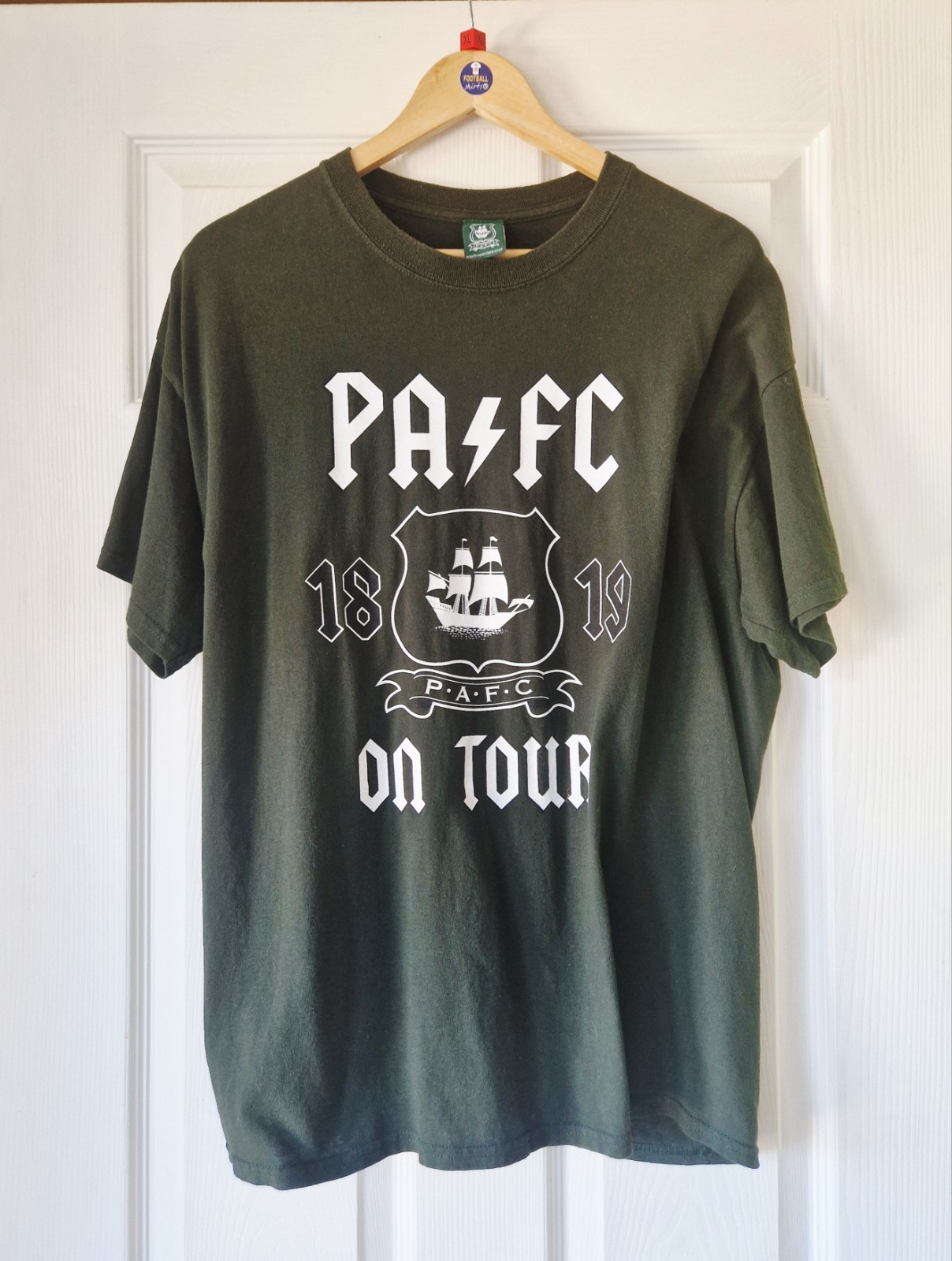 PLYMOUTH ARGYLE RARE TOUR FOOTBALL TEE 2018/19 - ADULT XL  for sale on Ebay