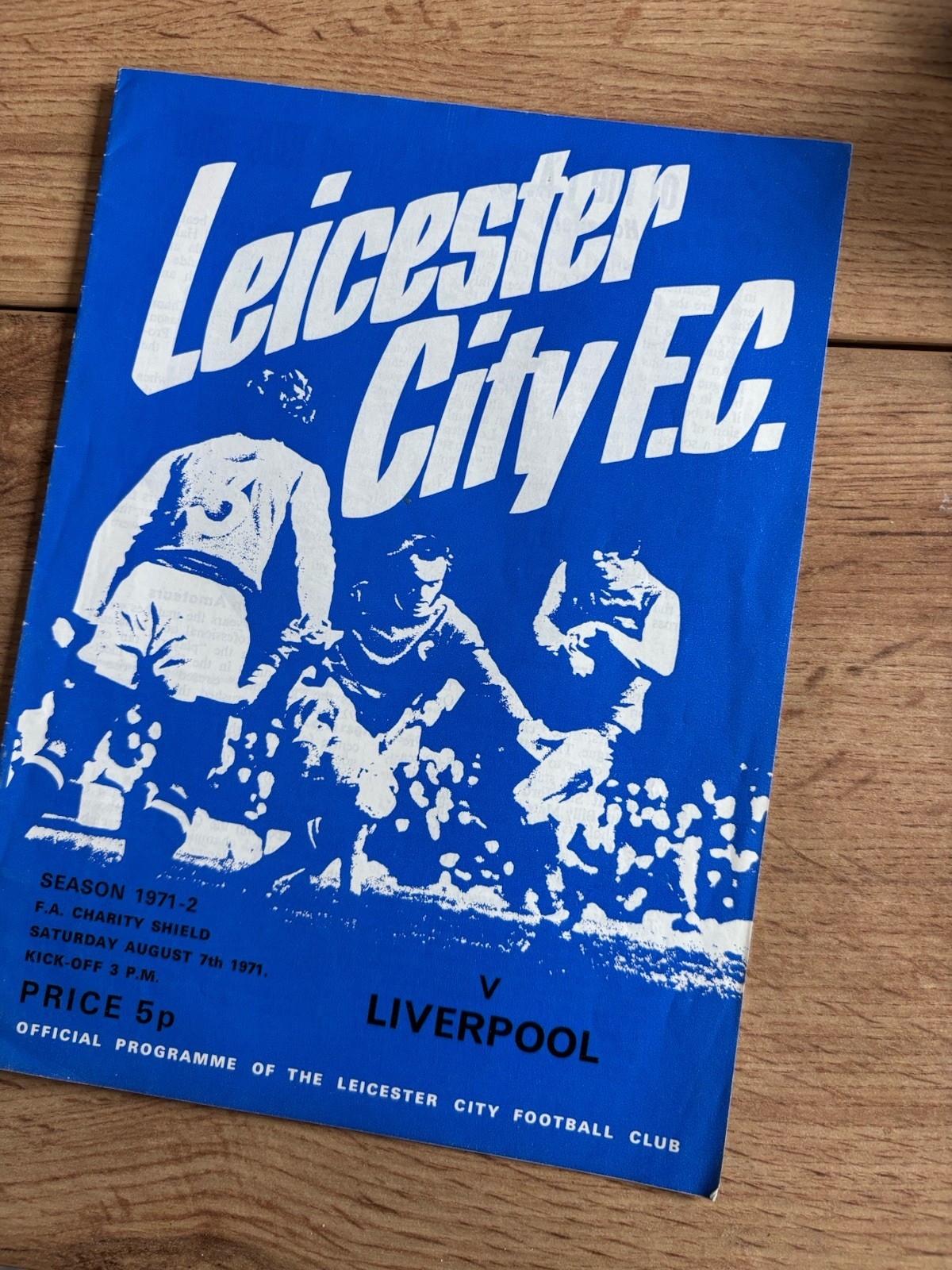 1971 CHARITY SHIELD LEICESTER CITY V LIVERPOOL FILBERT ST FOOTBALL PROGRAMME  for sale on Ebay