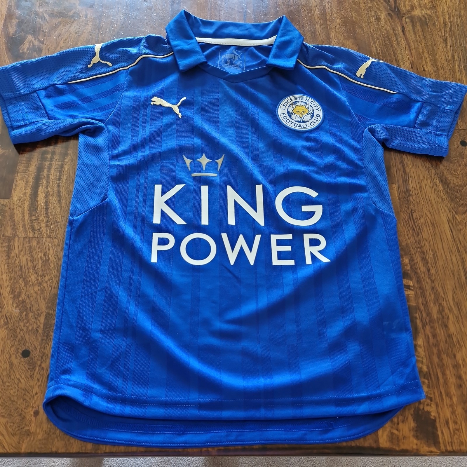 Leicester City 2015/2016 Football Shirt Home Kit Puma  Child 24-26