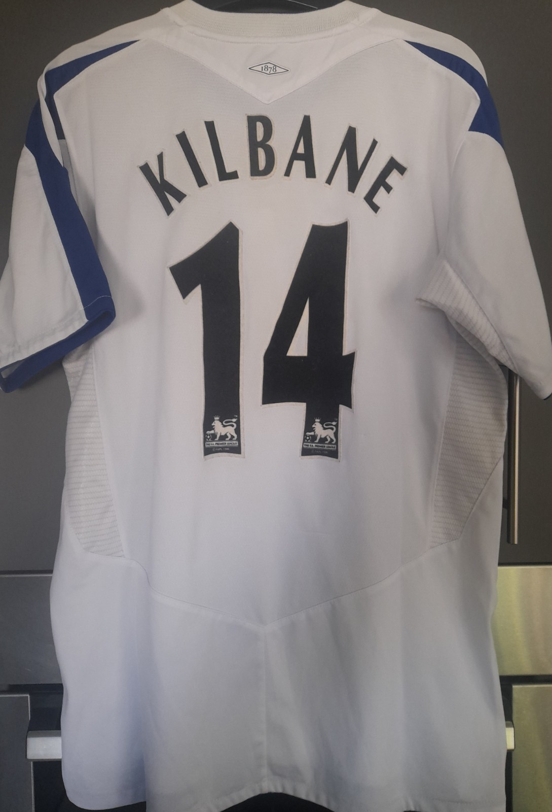 Everton away football 2004 05 Kilbane for sale on Ebay