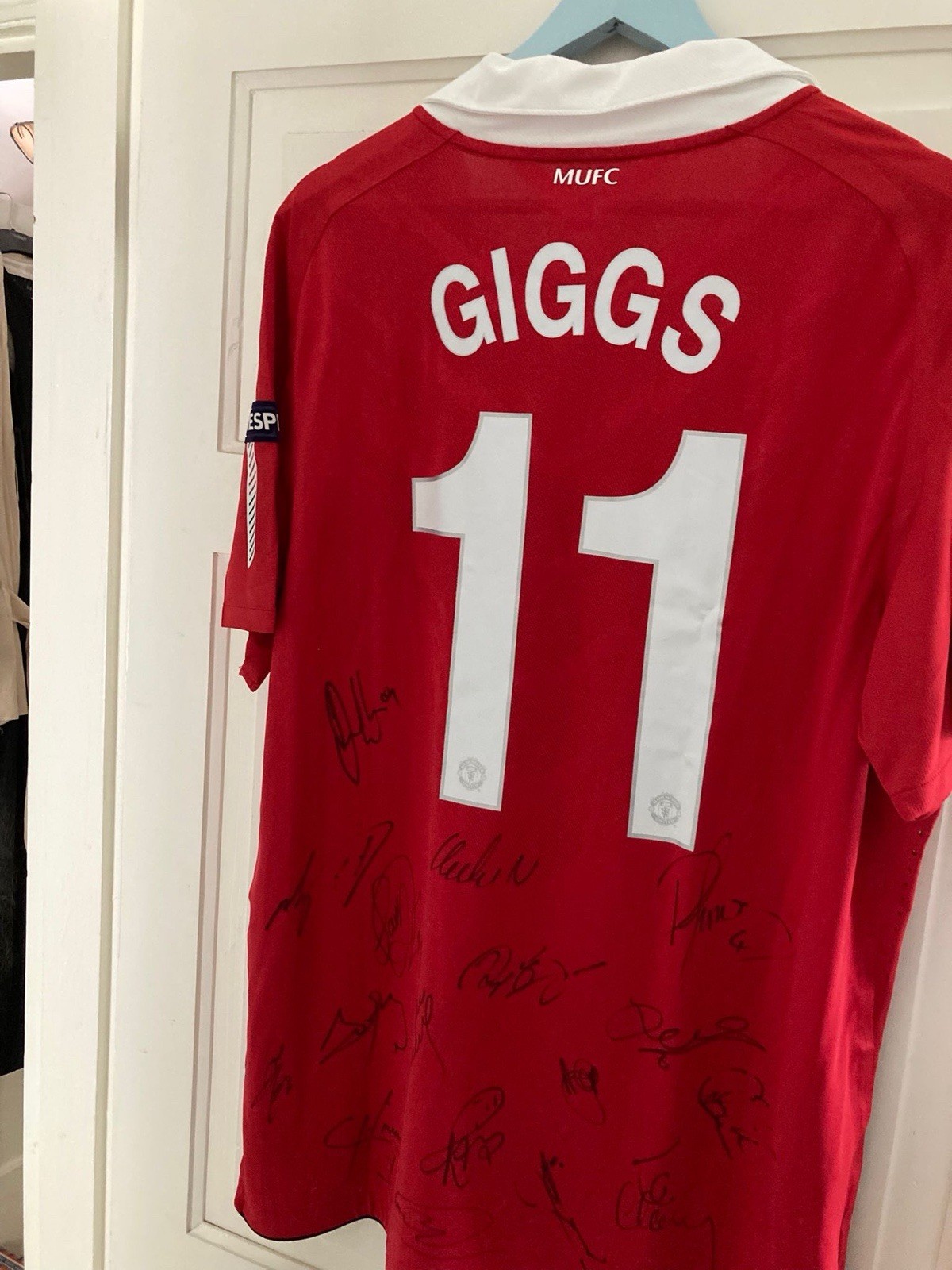 Signed Manchester United Shirt 2012/2013 Season for sale on Ebay