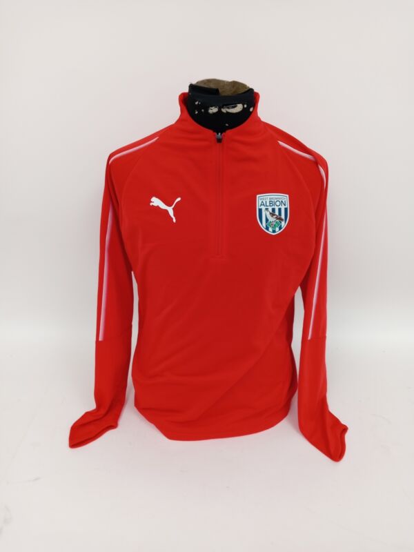 Puma West Brom Training Quarter Zip Long Sleeve Training Top UK Medium  for sale on Ebay