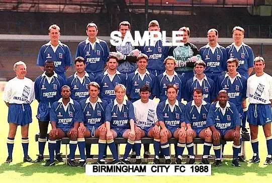 Birmingham City FC  1988   Team  Photo for sale on Ebay