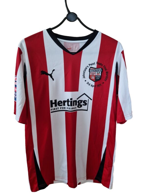 RARE 2010/11 Brentford JPT (EFL Trophy) Final Home Shirt (Small) for sale on Ebay