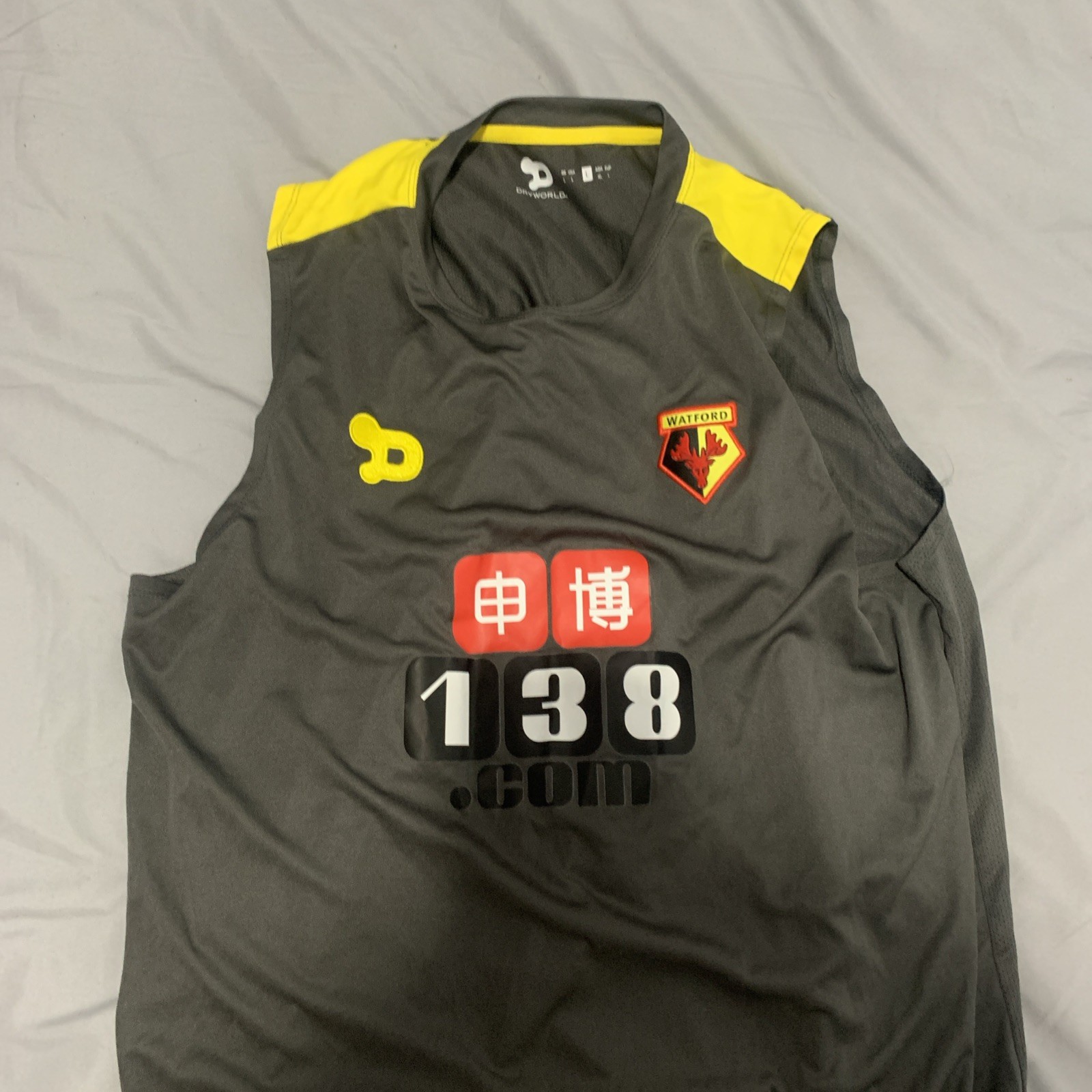 Watford Fc Training vest Size Large ￼ for sale on Ebay