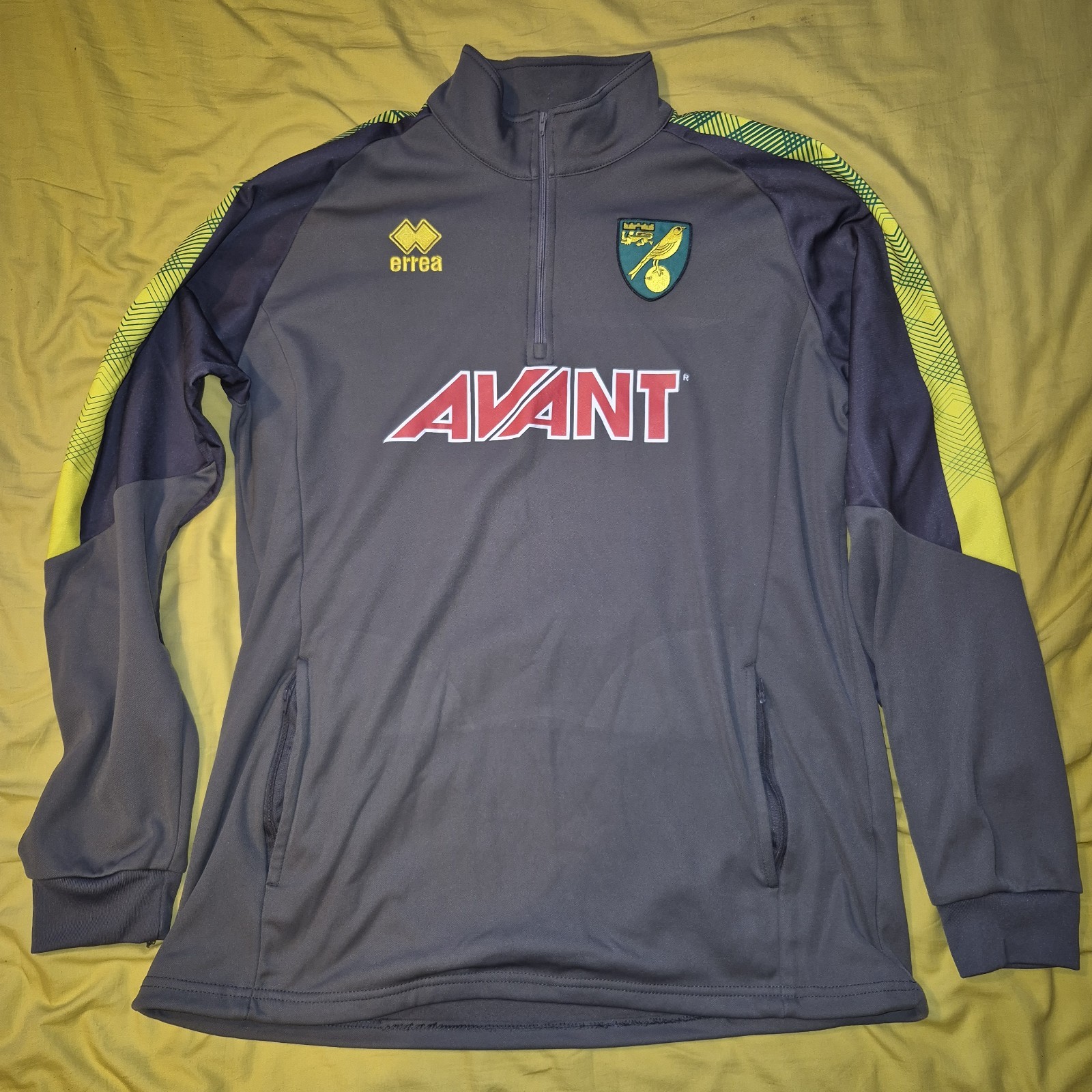 Norwich City Football Club Official Training Top Size XXL for sale on Ebay