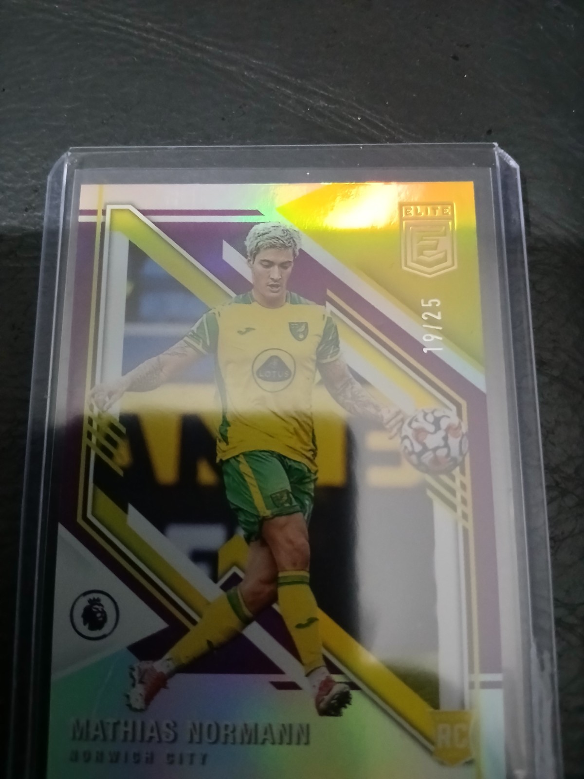 Mathias Normann Rookie Panini Donruss Elite Norwich Norway RC Card /5 125 2021  for sale on Ebay