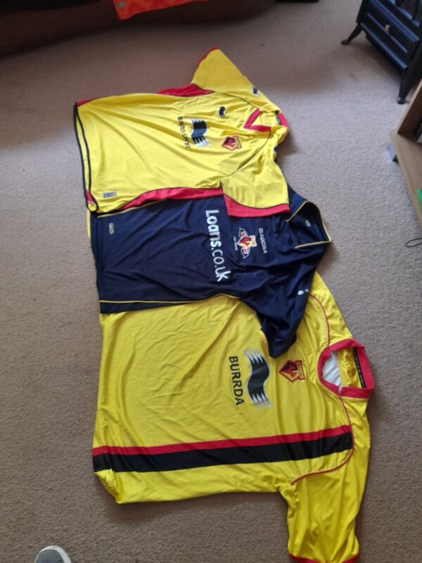 Vintage Watford Shirts X3 125th Anniversary Black Shirt  for sale on Ebay
