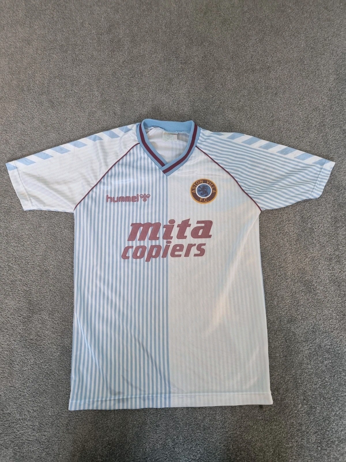Original Aston Villa Hummel Away Top Excellent Condition for sale on Ebay