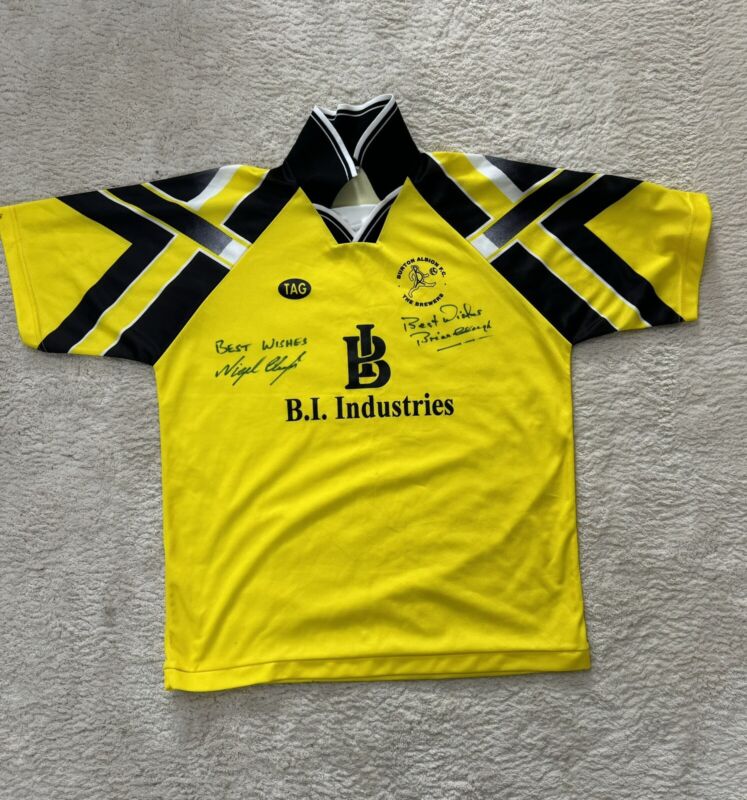 Brian Clough/Nigel Clough Signed (burton Albion, Nottingham Forest) 1999/2000 for sale on Ebay