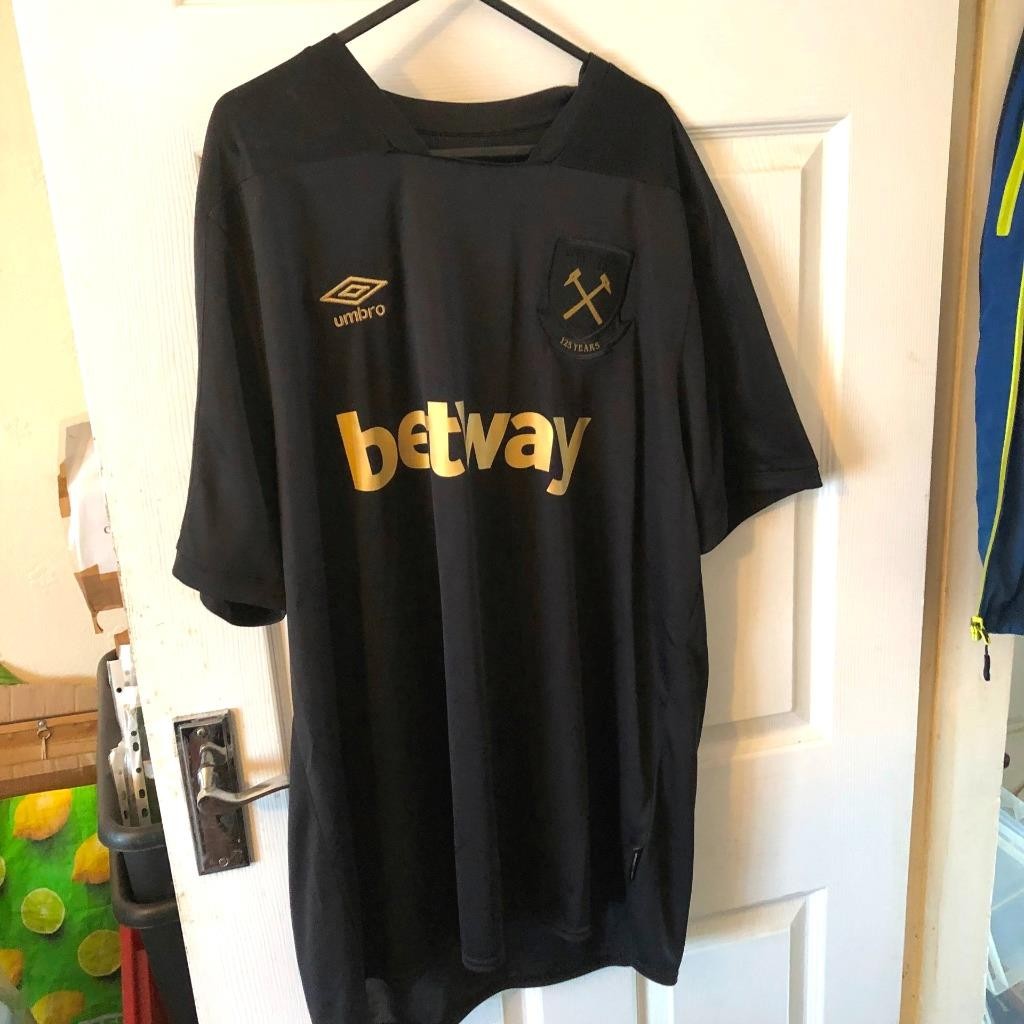 GENUINE UMBRO WEST HAM UTD 2020/21 [125 YEARS]  3rd SHIRT 2XL NO No.NEW WITH TAG for sale on Ebay
