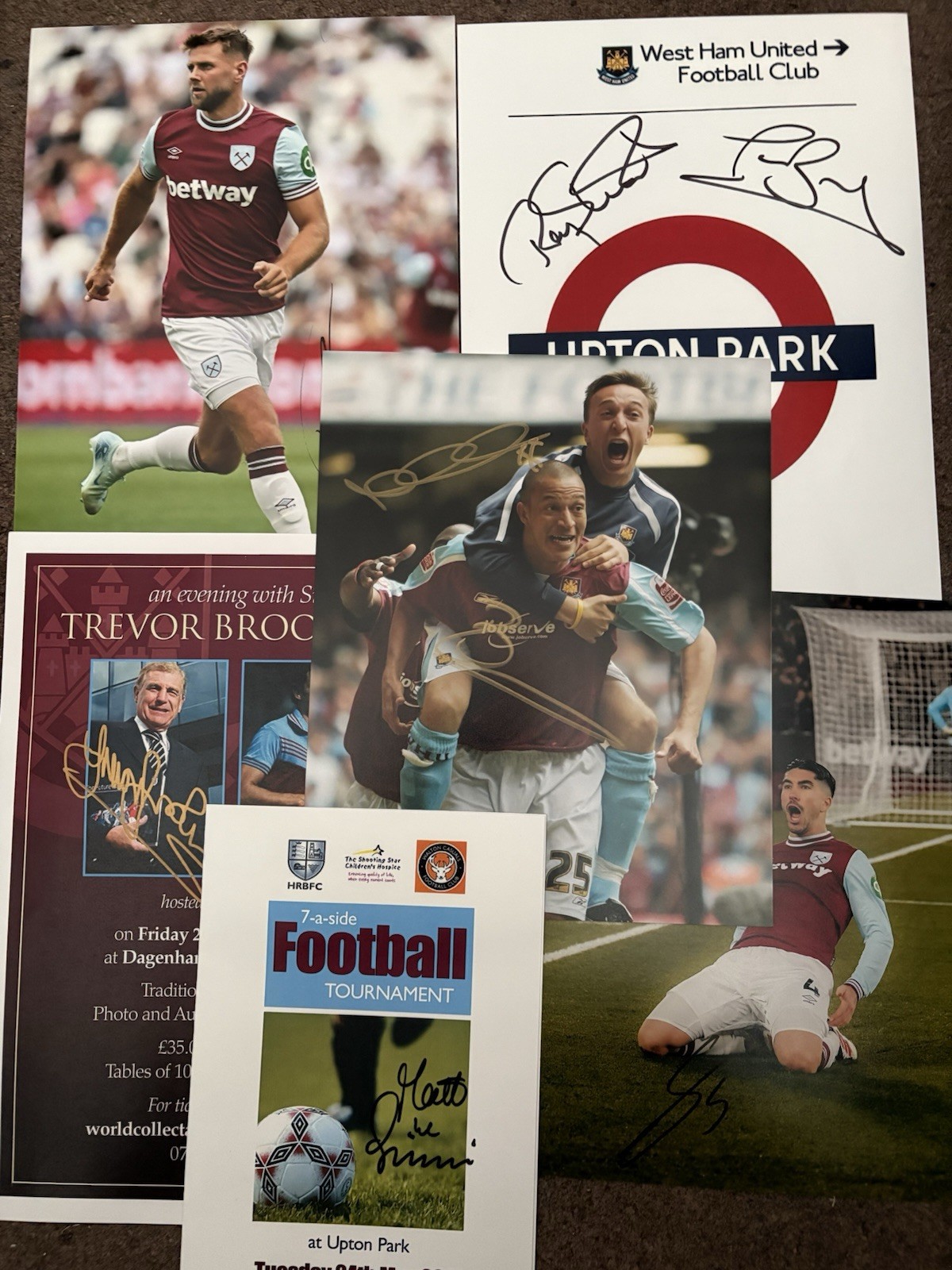 WEST HAM *99p START* SIGNED BARGAIN BUNDLE - NOBLE, ZAMORA, FULLKRUG, SOLER+ for sale on Ebay